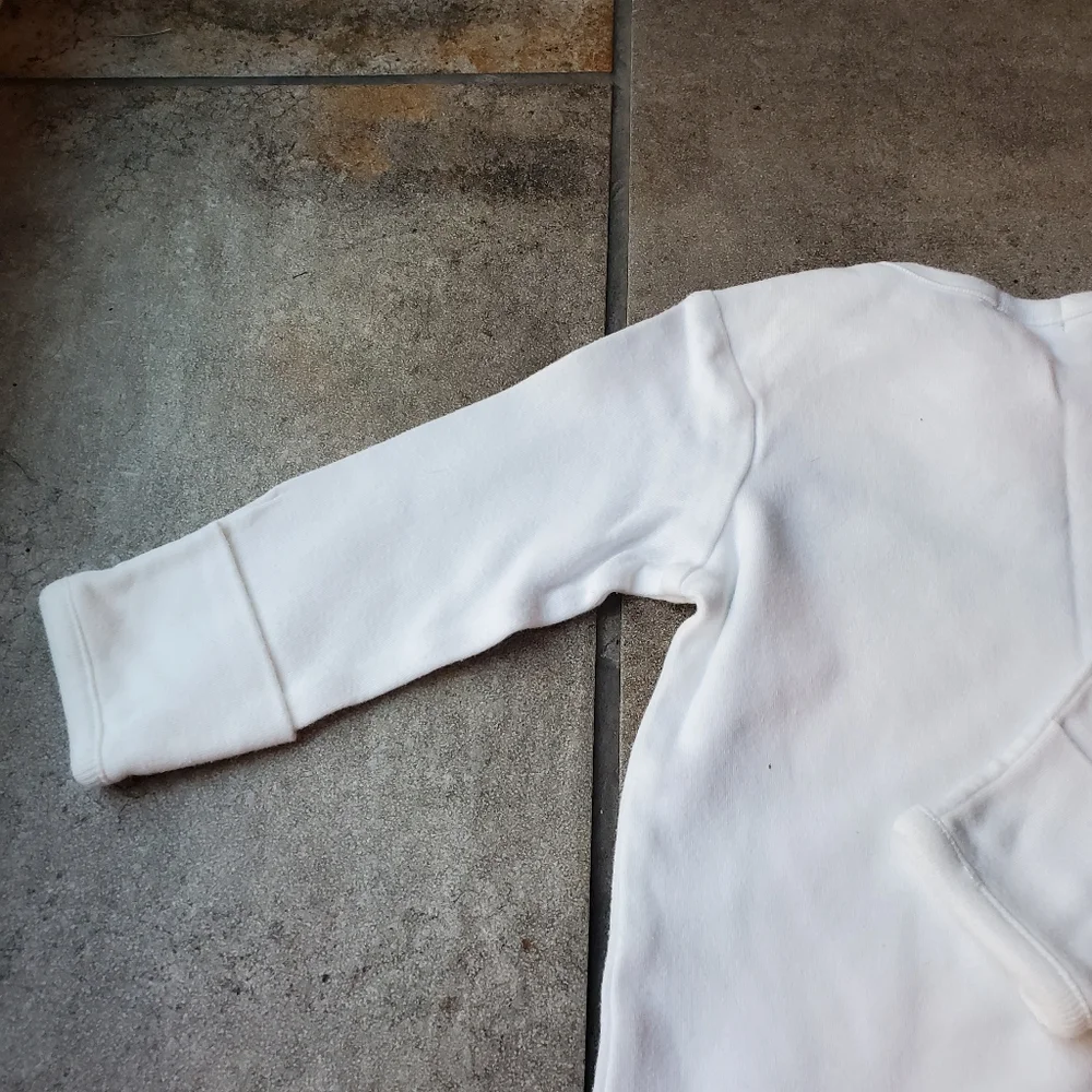 Carters 2 Cotton Sleepers Sleep Sack White Vintage Baby Gender Neutral 0-3M VTG
